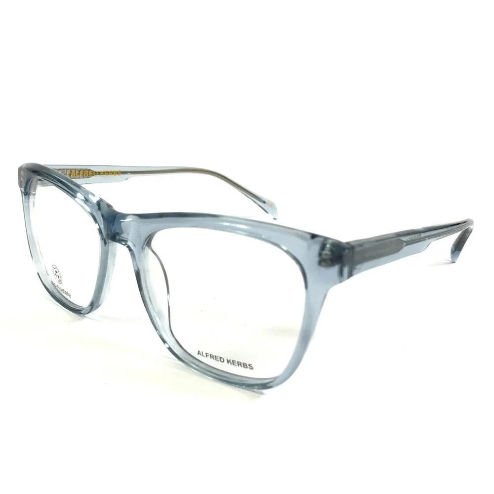 Alfred Kerbs Eyeglasses Frames TROPEA BL Clear Transparent Blue Gold 52-18-135